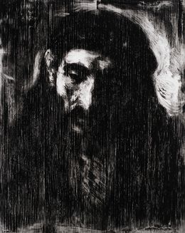 Print, Head of Christ, Robert Longo