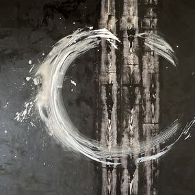 Painting, Silver Circle of Power, Indie Ru