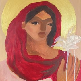 Painting, Immaculate conception#3, Dasha Pogodina