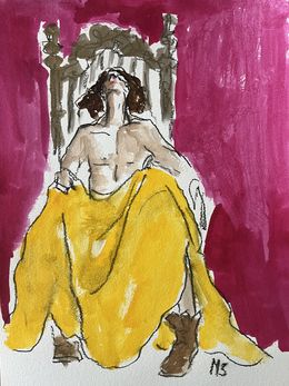 Zeichnungen, Man in Vivienne Westwood. From the Fashion series, Manuel Santelices