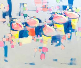 Painting, Harbor, Vahe Yeremyan