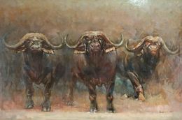 Gemälde, Buffalos, Artyom Abrahamyan