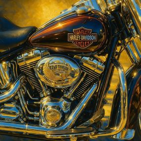 Print, Harley-Davidson Heritage – Espíritu y acero eterno, Alberto Ricardo