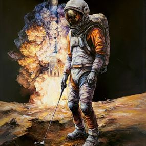 Painting, Make Mars great again, Jonathan Ouisse