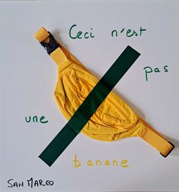 Peinture, Ceci n'est pas une banane, Enzo San Marco