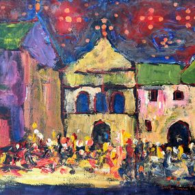 Painting, Lviv Book Market, Ivan Tverdun