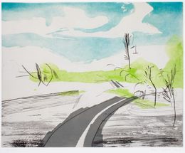Drucke, Route 1, gravure originale, Ann Loubert