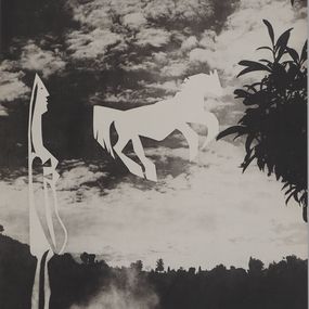 Photographie, Découpages de Pablo Picasso, la femme et le cheval, André Villers
