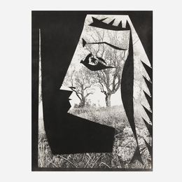 Photographie, Découpages de Pablo Picasso, Jacqueline au filet, André Villers