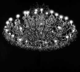 Stampe, Crystal Chandelier, Robert Longo