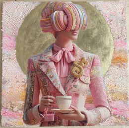 Painting, Couture Caffeine, Elena Schoene