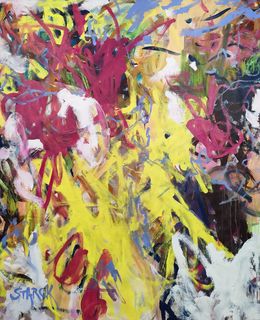 Peinture, Summer sunflowers, Emily Starck