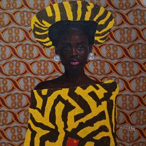 Gemälde, Radiance of her root, Bakare Abubakri-sideeq Babatunde
