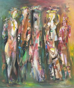 Peinture, Abstract Carnival, Seyran Gasparyan