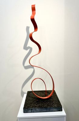 Escultura, Serpentina Naranja #1, Ariel Elizondo Lizarraga