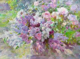 Gemälde, Garden Lilacs, Ashot Muradyan