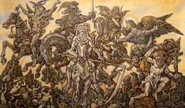 Peinture, John's Vision. Theologian, Oleg Litvinov