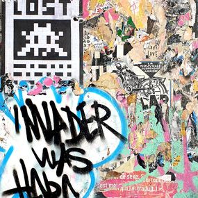 Painting, LOST Invader, Lasveguix