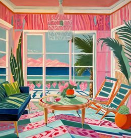 Peinture, Where Mountains Meet the Sea, Barbara Schaumann