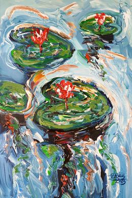 Peinture, Water Lilies XS 1, Peter Nottrott