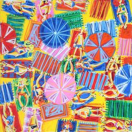 Pittura, La plage #2, David Jehan (B.boss)
