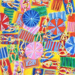 Pittura, La plage #2, David Jehan (B.boss)