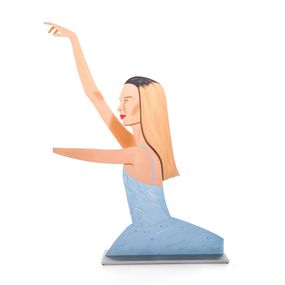 Escultura, Dancer 2 (Cutout), rare aluminum sculpture, Alex Katz