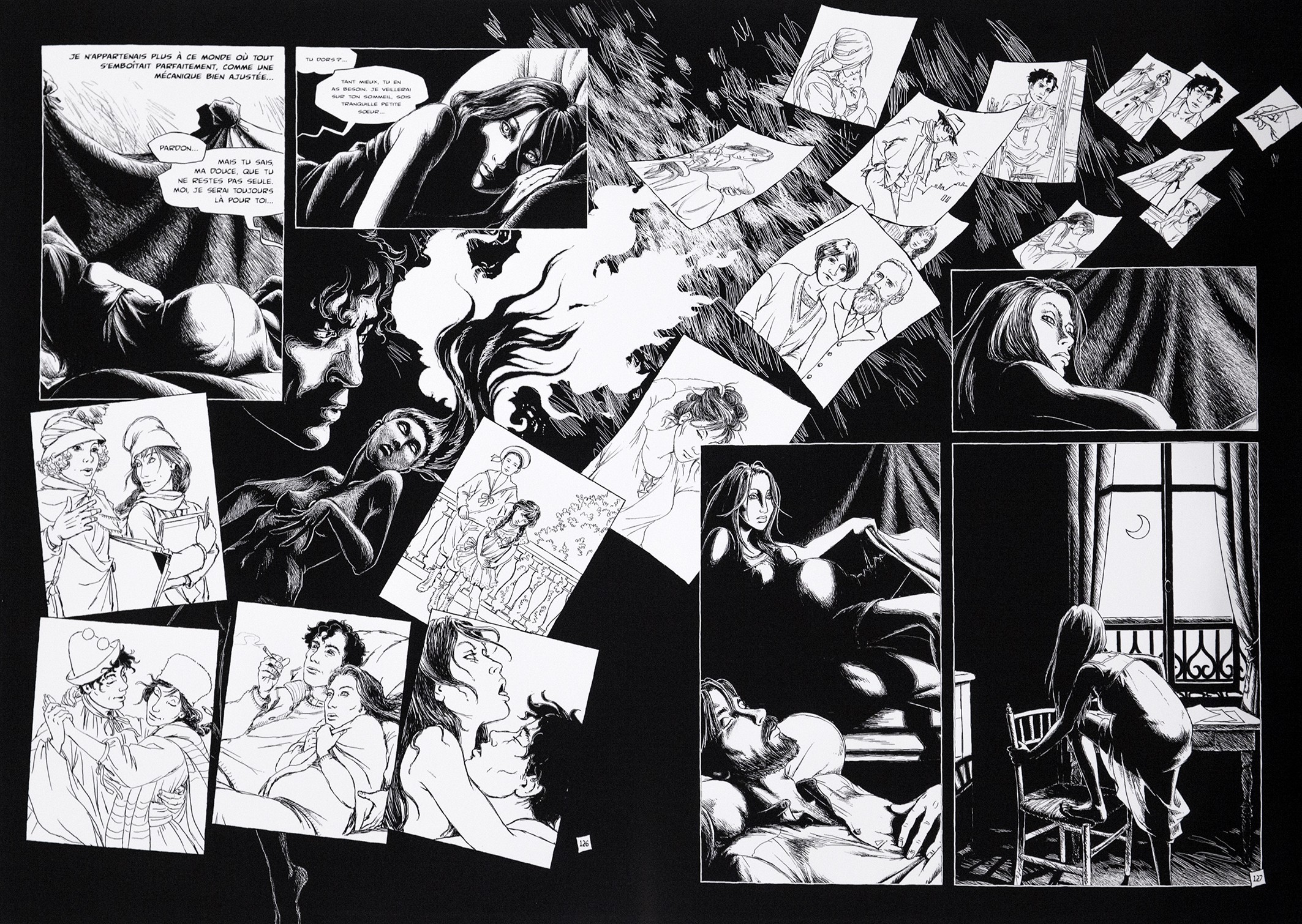 Nadine Van Der Straeten, Jeanne Hébuterne - Planche 126 & 127 Nadine Van Der Straeten, Jeanne Hébuterne - Planche 126 & 127