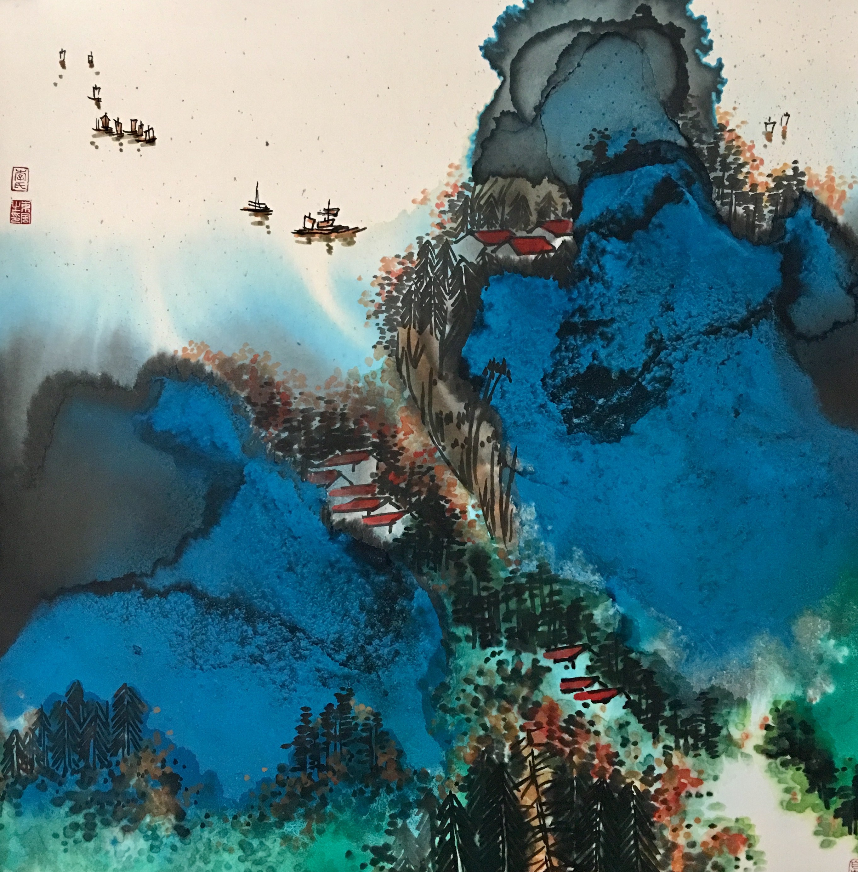Li Dongfeng, Landscape sketch 41 Li Dongfeng, Landscape sketch 41