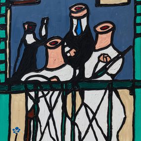 Gemälde, Le Balcon / The Balcony, Stéphane Chauvin