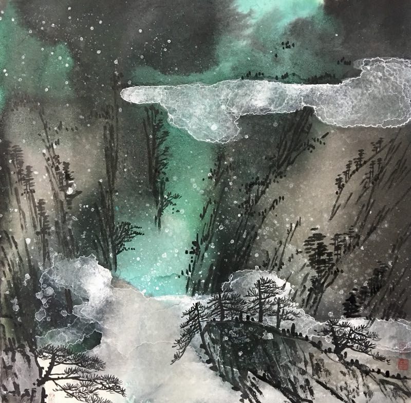 Li Dongfeng, Landscape sketch 46 Li Dongfeng, Landscape sketch 46