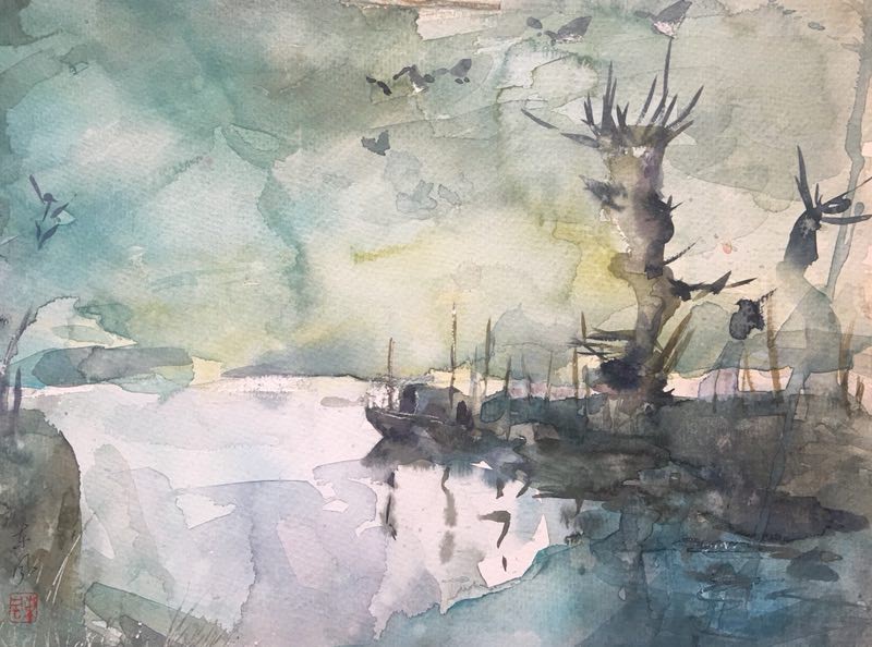 Li Dongfeng, Landscape sketch 50 Li Dongfeng, Landscape sketch 50