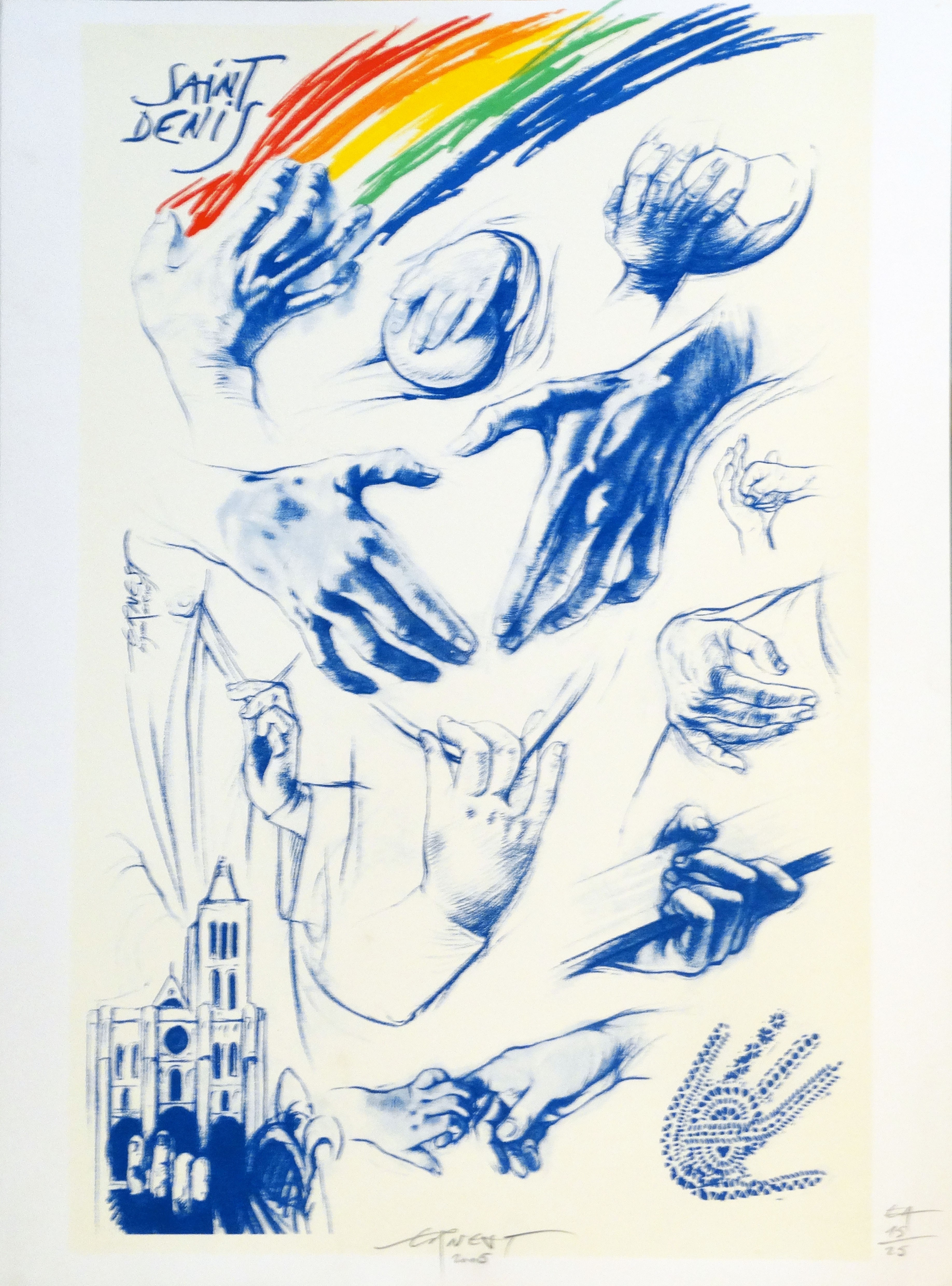 Ernest Pignon-Ernest, Saint Denis Ernest Pignon-Ernest, Saint Denis