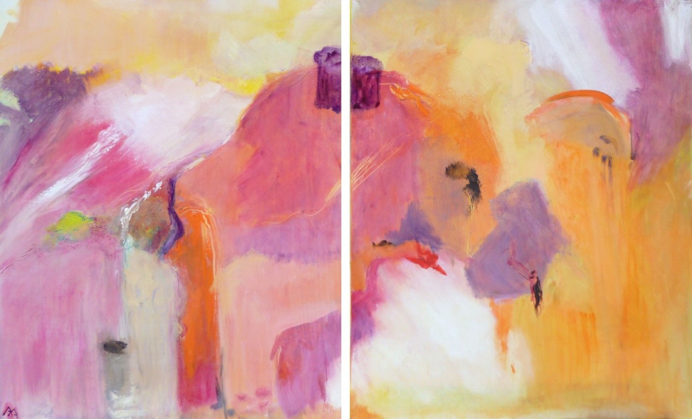 Alice Achen, Montagnes 1 & 2 (diptyque) Alice Achen, Montagnes 1 & 2 (diptyque)