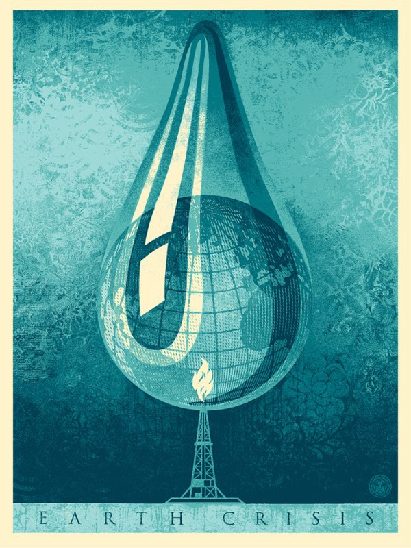 Shepard Fairey (Obey), Earth Crisis Drop Shepard Fairey (Obey), Earth Crisis Drop