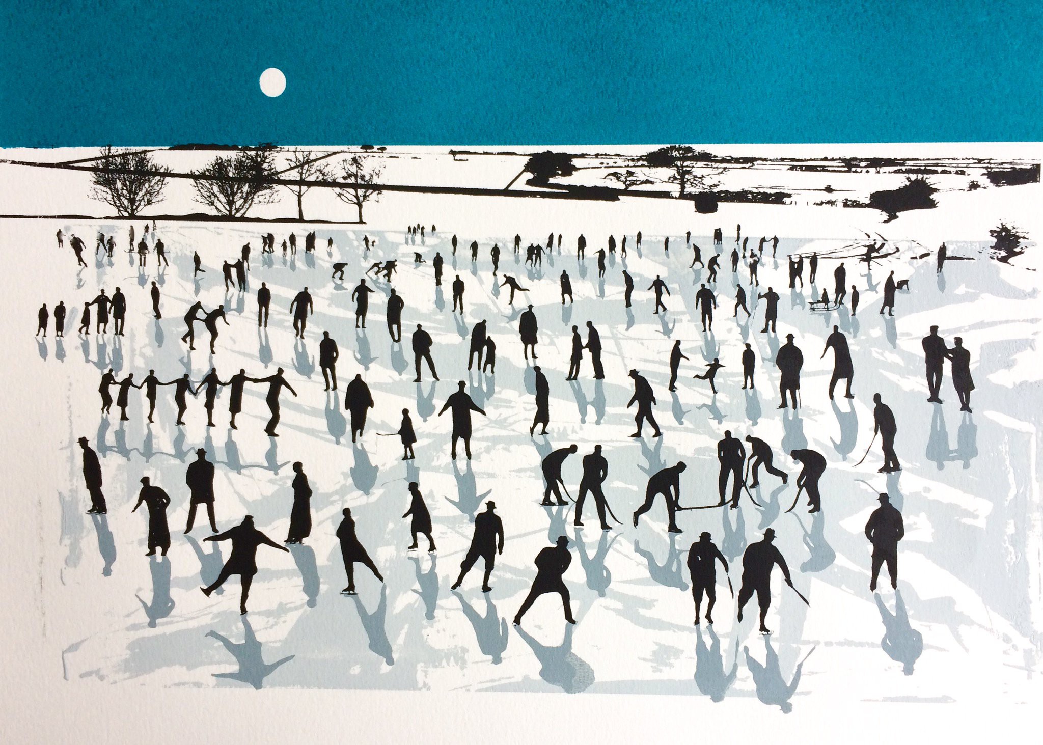 Vanessa Cuthbert, Skaters in Blue Vanessa Cuthbert, Skaters in Blue