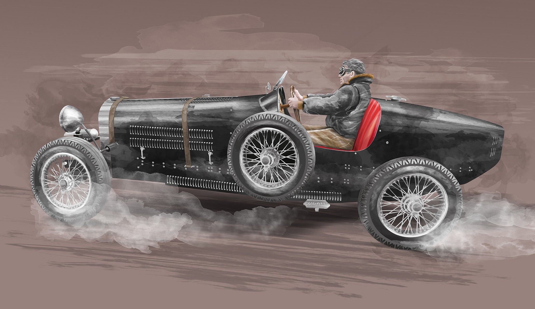 Martin-Fréville, Série limitée rétro - Bugatti noire Martin-Fréville, Série limitée rétro - Bugatti noire