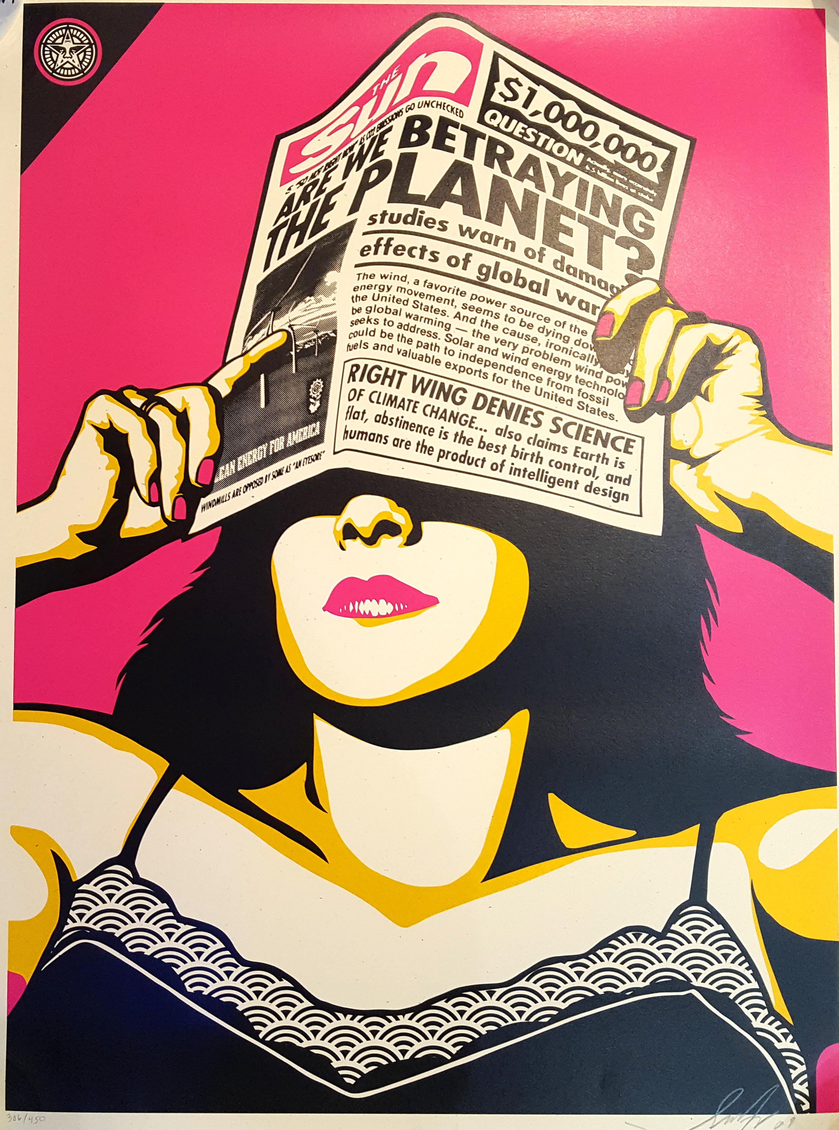 Shepard Fairey (Obey), Global Warning Shepard Fairey (Obey), Global Warning