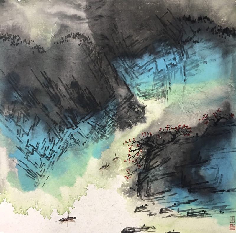 Li Dongfeng, Landscape sketch 58 Li Dongfeng, Landscape sketch 58