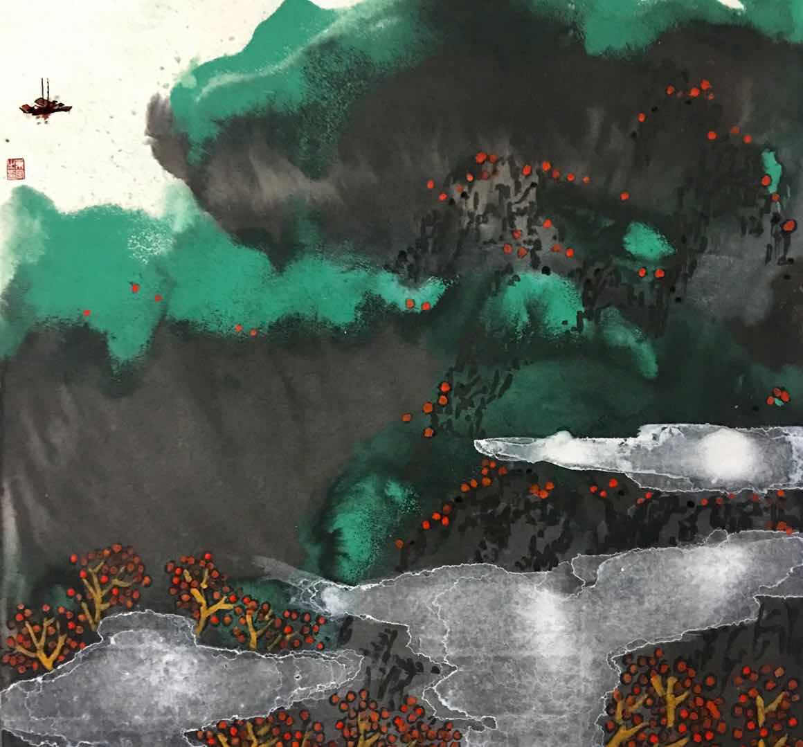Li Dongfeng, Landscape sketch 57 Li Dongfeng, Landscape sketch 57