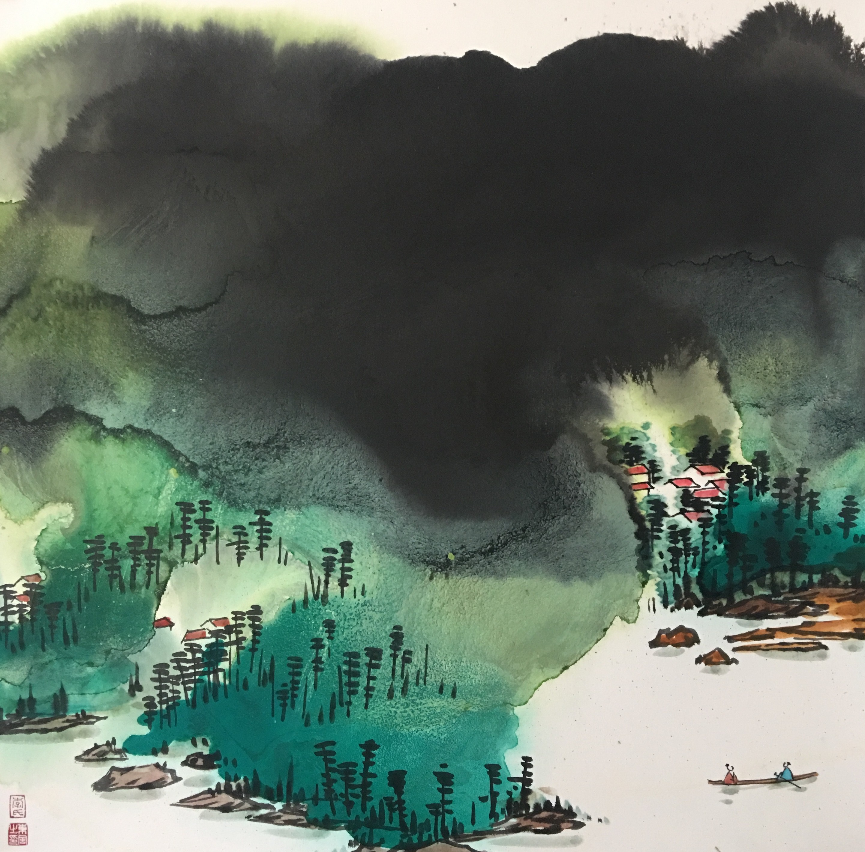 Li Dongfeng, Landscape sketch 59 Li Dongfeng, Landscape sketch 59