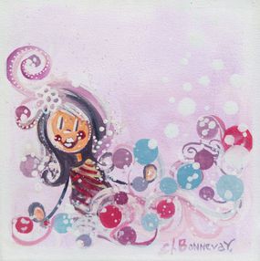 Gemälde, Bulles en mer, Chantal Bonnevay