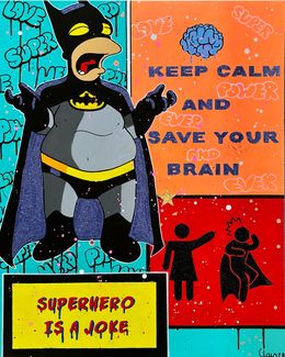 Peinture, Super héros is a joke, Claire D.