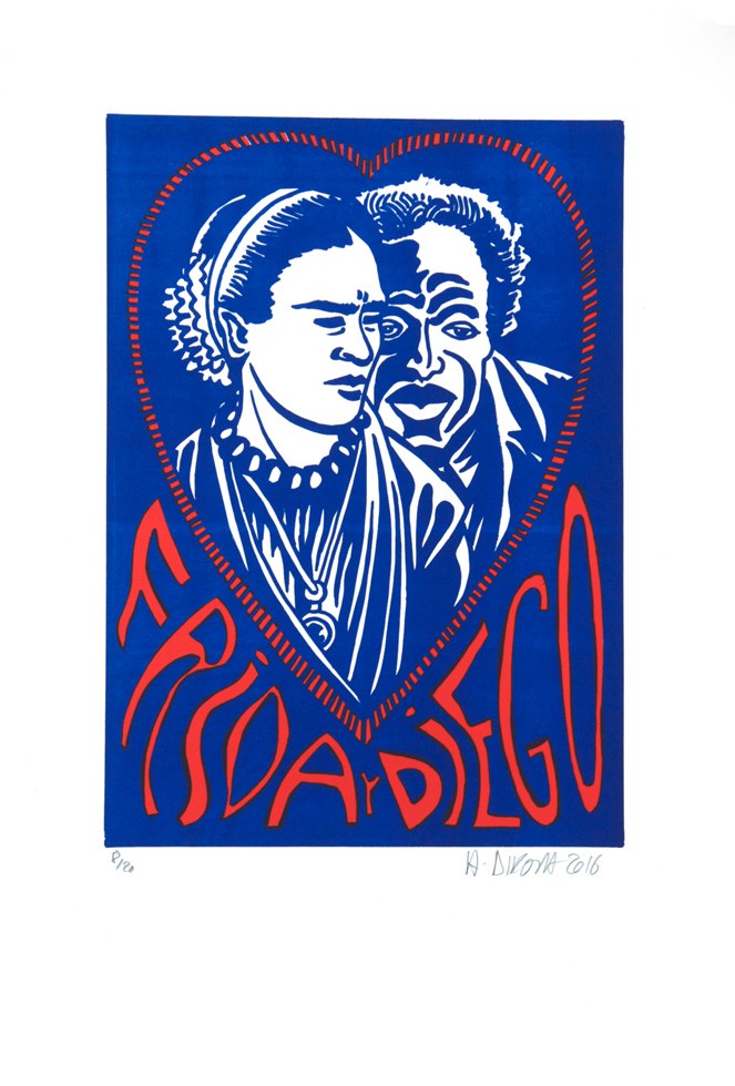 Hervé Di Rosa, Frida Y Diego Hervé Di Rosa, Frida Y Diego
