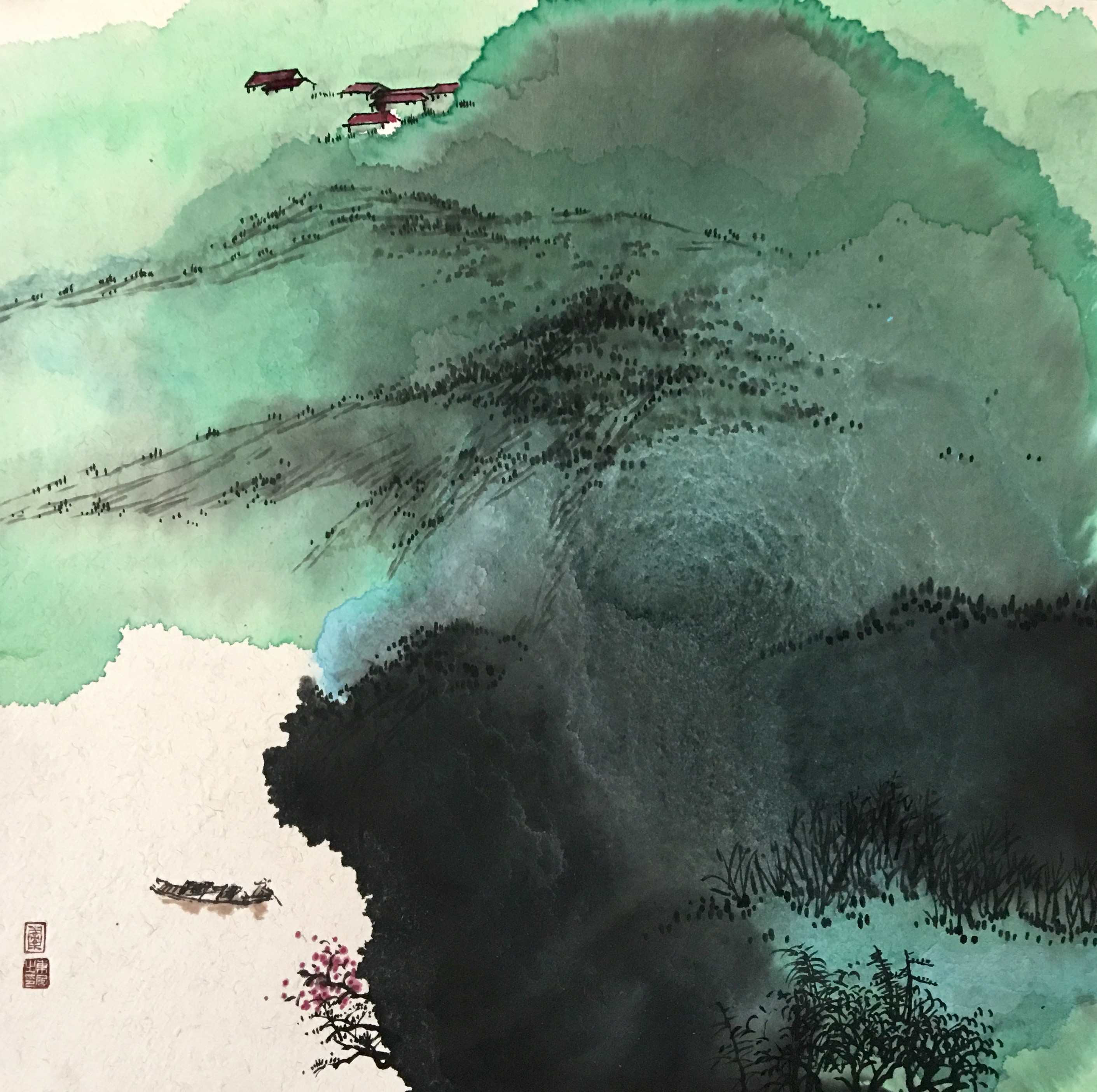 Li Dongfeng, Landscape sketch 61 Li Dongfeng, Landscape sketch 61