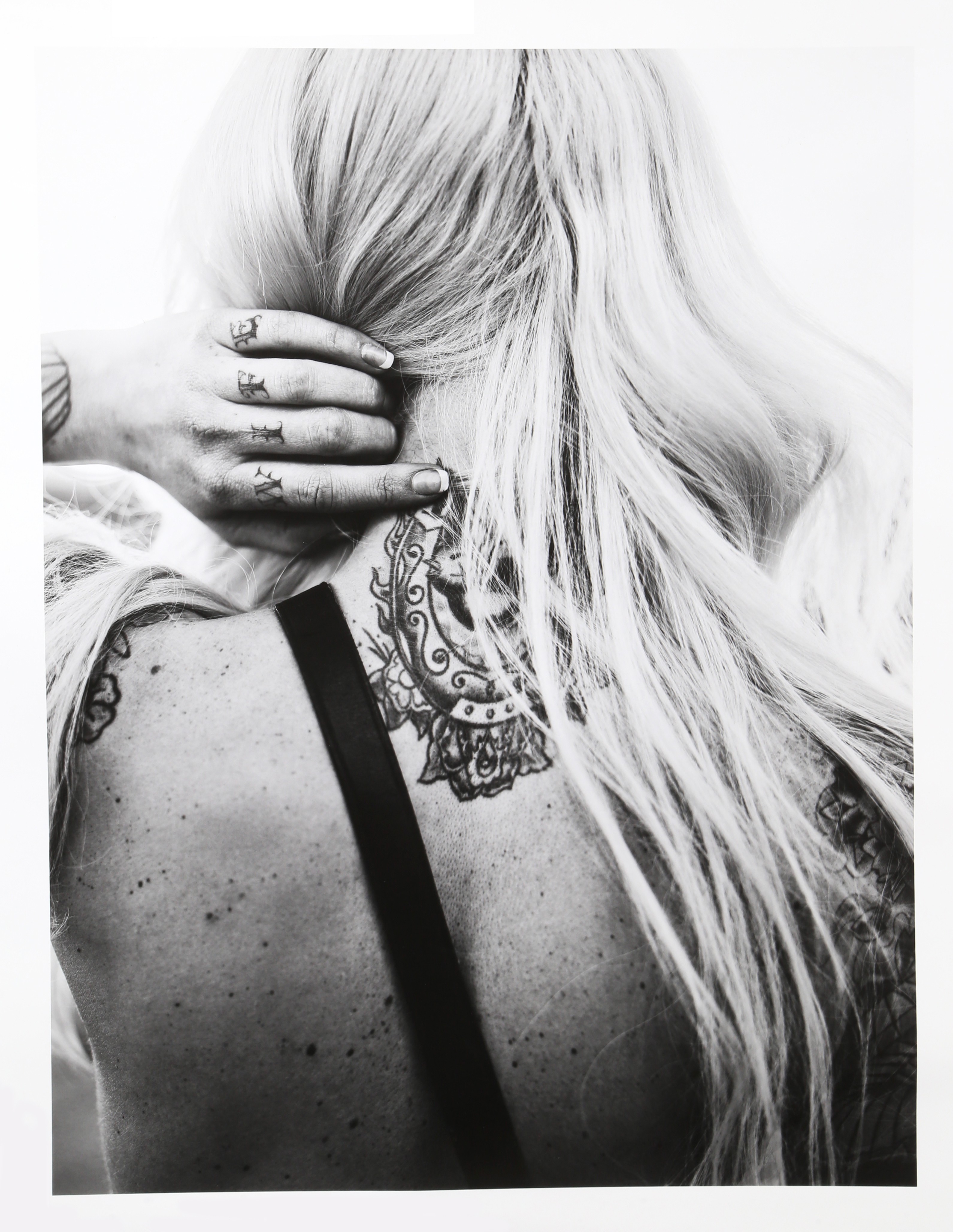 Warwick Saint, Neck Tattoo Warwick Saint, Neck Tattoo
