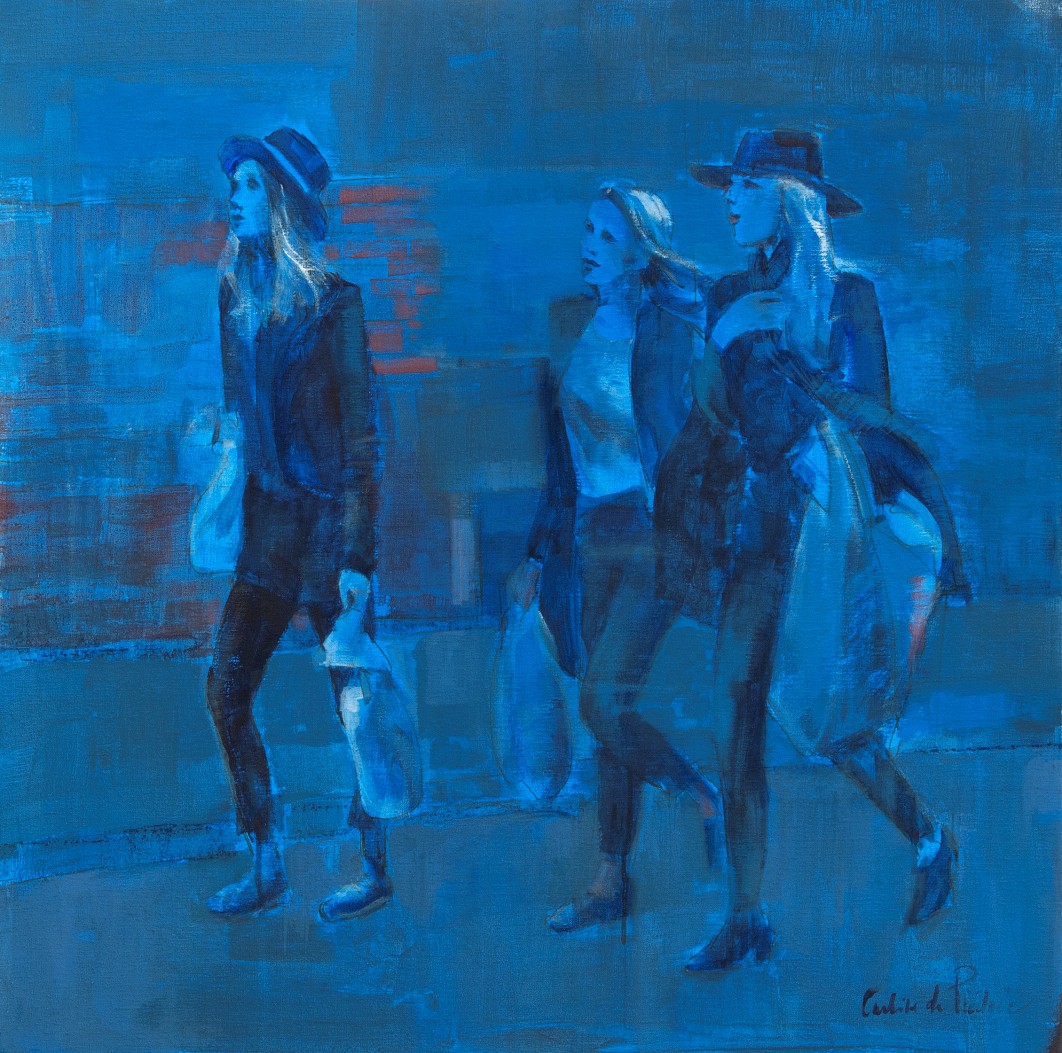 Caroline de Piédoüe, Trois Filles dans la Rue Caroline de Piédoüe, Trois Filles dans la Rue