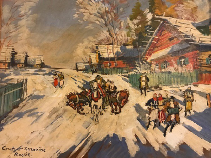 Constantin Korovine, Fest in the village Constantin Korovine, Fest in the village