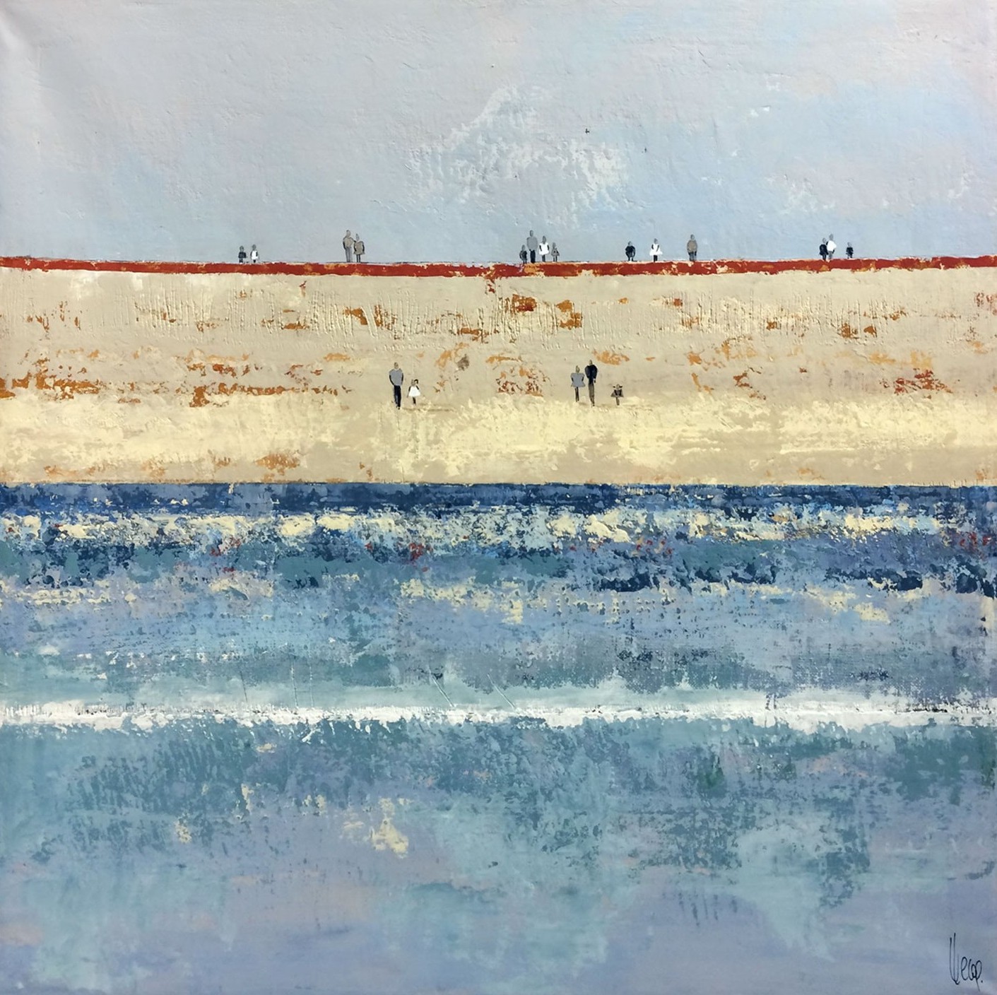 Véronique Lecoq, Bleu céleste Véronique Lecoq, Bleu céleste