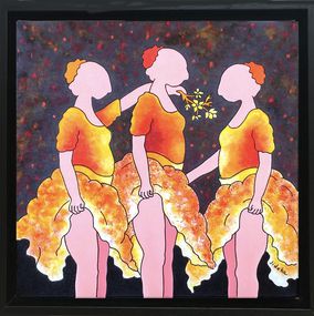 Gemälde, Danseuses épanouies !, Jocelyne Deschamps-Kus